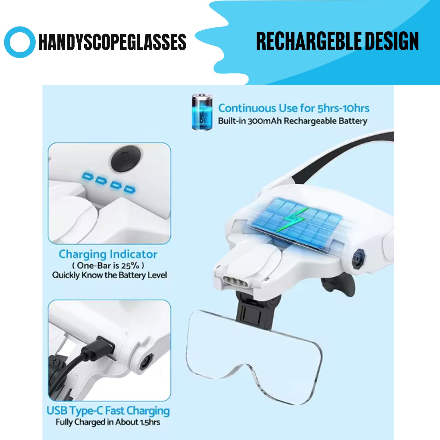 HandyScope™ LED Magnifying Glasses